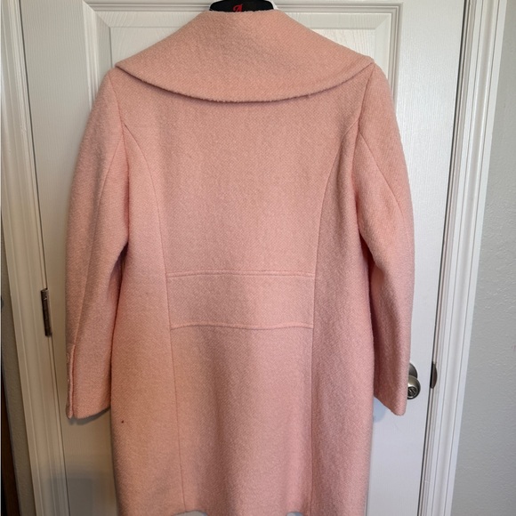 Vintage IMAN Pink Teddy Jacket with Removable Faux Fur Collar - Picture 6 of 7